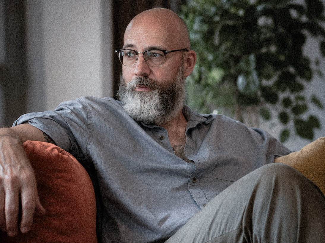 Photo of branding designer Simon P. Coyle.