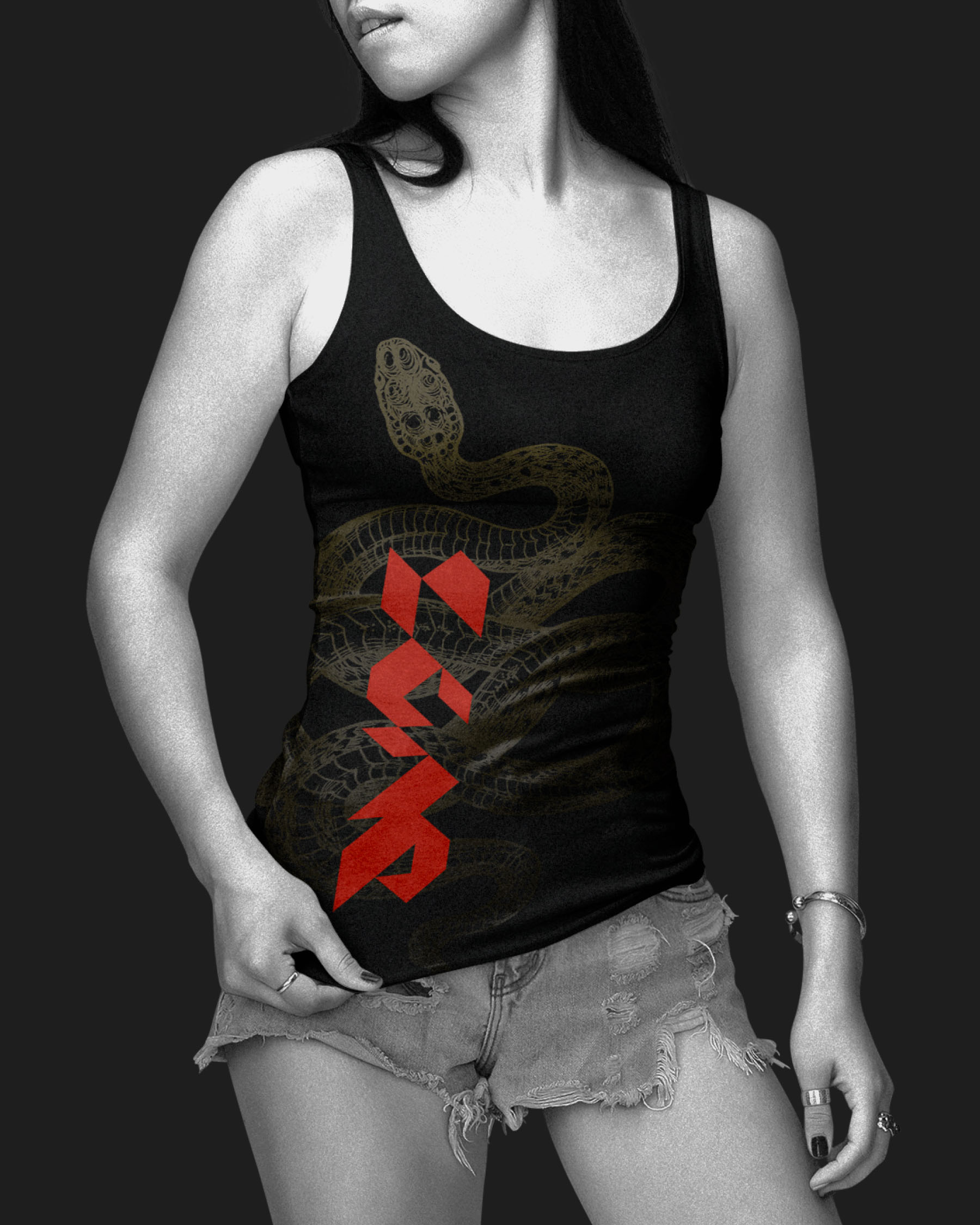 DVAS identity applied to branded roller derby apparel.